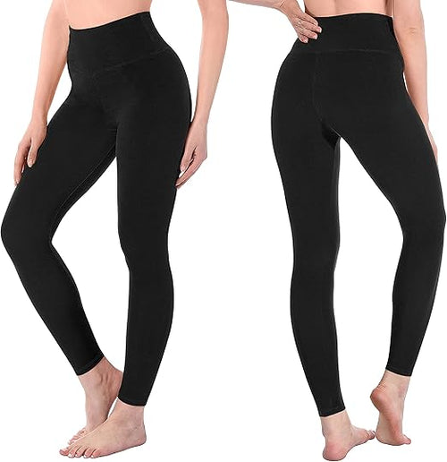 High Waisted Leggings for Women - Full Length Capri Buttery Soft Yoga Pants for Workout Athletic